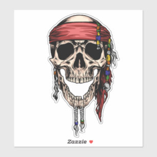 piraatschedel sticker