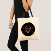 piraatschedel tote bag (Voorkant (product))