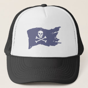 Piraatvlaghoed - Tekst Toevoegen Verstelbare Cap Trucker Pet
