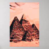 piramide egypte monumentaal poster (Voorkant)