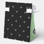 Piramide Kubus Zwart Wit Mint Groen Bedankdoosjes (Achterkant)