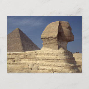 Piramide Sfinx Bruiloft Game Postcard Briefkaart