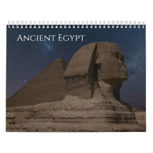 Piramide Sfinx Farao's oud Egypte Landschap Kalender