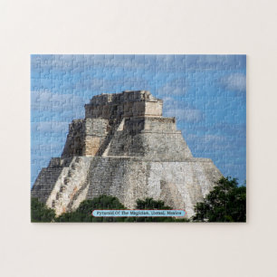 Piramide van de Magicus, Uxmal, Mexico Legpuzzel