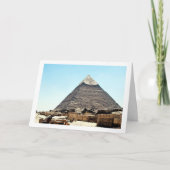 Piramide van Gizeh, Caïro, Egypte Kaart (Voorkant)