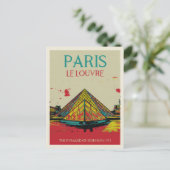 Piramide van het Louvre, Frankrijk Briefkaart (Staand voorkant)