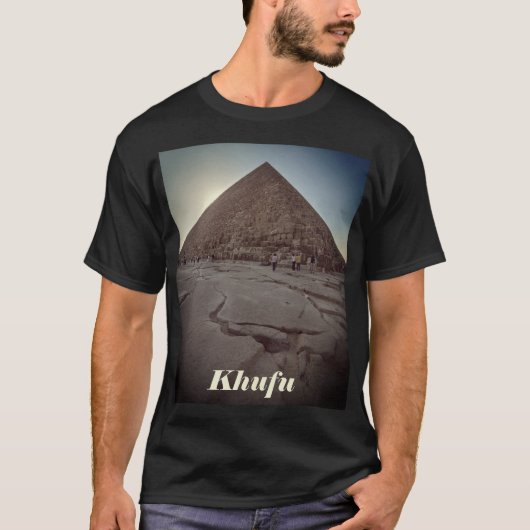 Piramide van Khufu in Gizeh T-shirt (Voorkant)