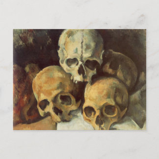 Piramide van Skulls Halloween Briefkaart
