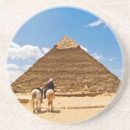 piramide zandsteen onderzetter