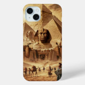 Piramiden en sfinxen Case-Mate iPhone case (Achterkant)