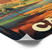 Piramides Egypte Beroemde Reisplaats Poster (Hoek)