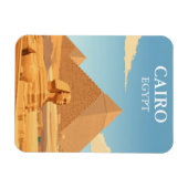  piramides en sfinx Caïro reizen Magneet (Horizontaal)