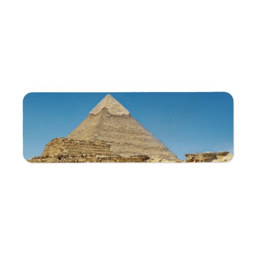 Piramides Etiket (Voorkant)