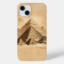 Piramides in Egypte Antiek iPhone 15 Mini Hoesje