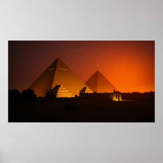 Piramides ontwerp poster (Voorkant)