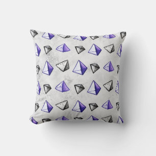 Piramides Patroon Geometrie Wiskunde Leraar Kussen