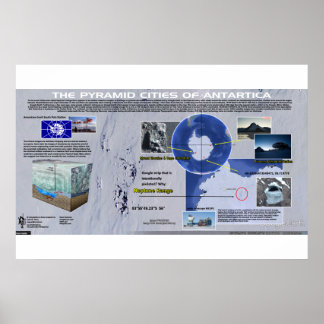 Piramides van Antarctica 2 Poster