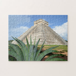 Piramides van Mexico. Legpuzzel