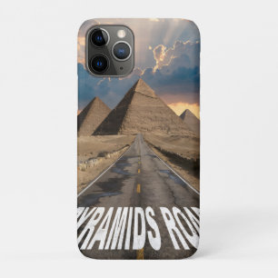 Piramides Weg Egypte Woestijn Landmark Kunst iPhone 11 Pro Hoesje