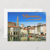 Piran, Slovenië Briefkaart (Voorkant / Achterkant)