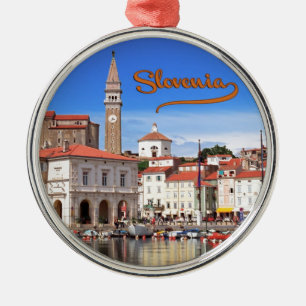 Piran, Slovenië Metalen Ornament