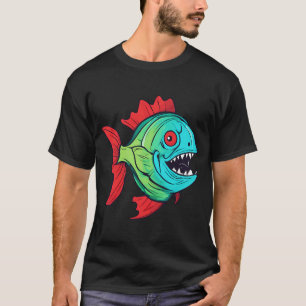 Pirana Joe Geef Je Wilde Kant weer Vrij T-shirt
