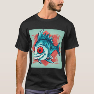 Pirana Joe Geef Je Wilde Kant weer Vrij T-shirt