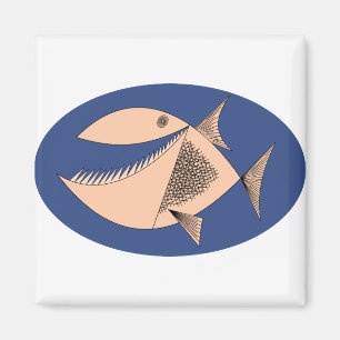 Piranha Fish Magneet