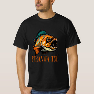 PIRANHA FISH OVER T-SHIRT