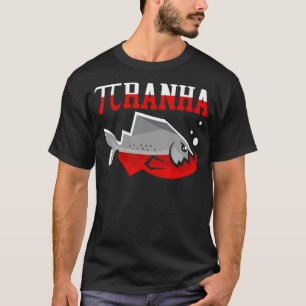 Piranha fluisteraar Vis Aquarist Vissen houden 1 T-shirt