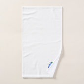 Piranha Tropical Bleu avec étoiles (Serviette à main)