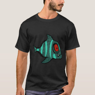 piranha vis t-shirt