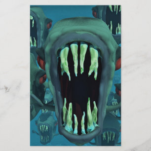 Piranhas Fish Custom Personaliseer Jubilea Flyer