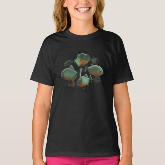 Piranhas Illustration T-shirt (Voorkant)