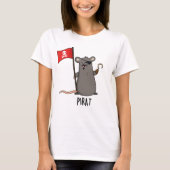 Pirat Funny Pirate Rat Pun T-shirt (Voorkant)