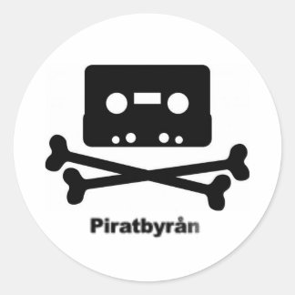 Piratbyran logo sticker