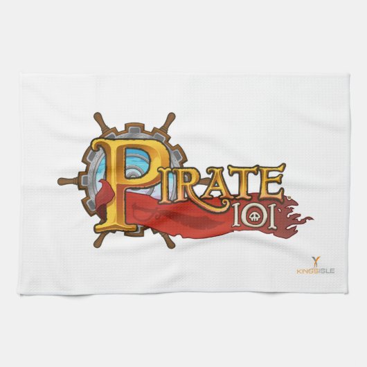 Pirate101 Logo Theedoek (Horizontaal)