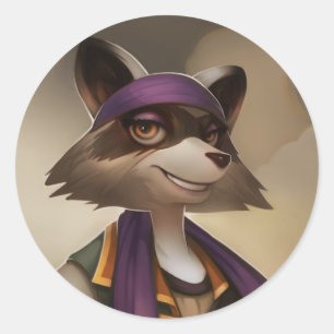 Pirate101 Morgan LaFitte Ronde Sticker