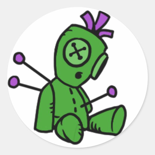 Pirate101 Witchdokter Ronde Sticker (Voorkant)