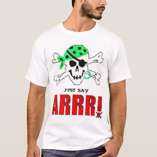 Pirate 1 in ruste t-shirt (Voorkant)