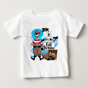 Pirate 1st Birthday T-shirts en cadeautjes