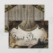 Pirate à thème Carte de remerciements (Devant / Derrière)