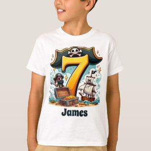 Pirate Adventure - Vieren van 7 Zeeen van plezier T-shirt