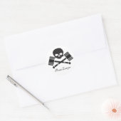 Pirate Advocaat Ronde Sticker (Envelop)