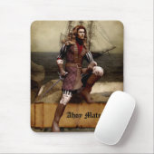 Pirate - Ahoy Matey - Mousepad Muismat (Met muis)