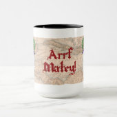 Pirate American Eskimo Chien Mug (Centre)