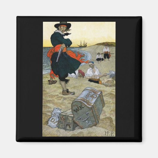 Pirate Art Magneet (Voorkant)
