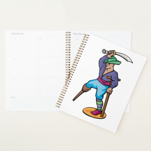 Pirate avec Jambe de Bois et Épée (Devant avec enveloppe)