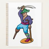 Pirate avec Jambe de Bois et Épée (Devant)