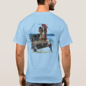 Pirate Babe/front heeft ZU crest T-shirt (Achterkant)